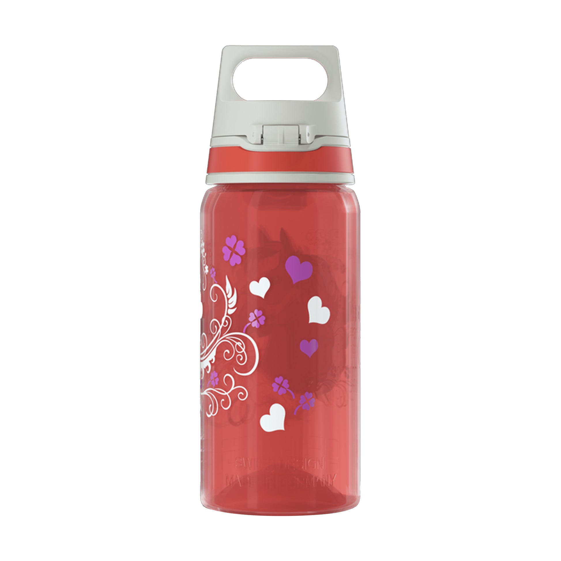Red - Side - Sigg Viva Horse Lunch Box & Bottle