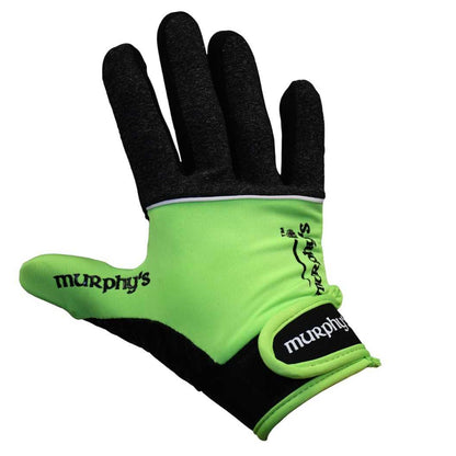 Grey-Lime-White - Front - Murphys Unisex Adult V2 Gaelic Gloves