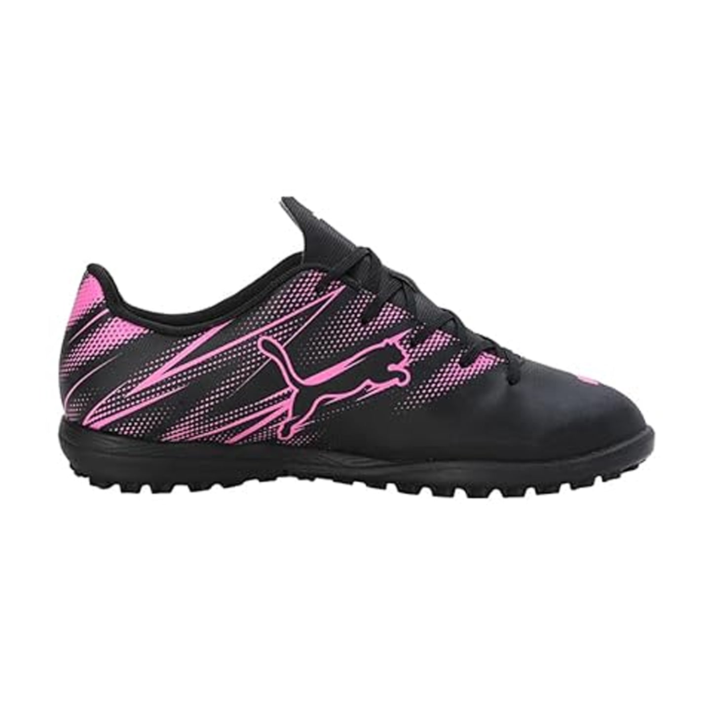 Black-Pink - Back - Puma Mens Attacanto Turf Training Football Boots