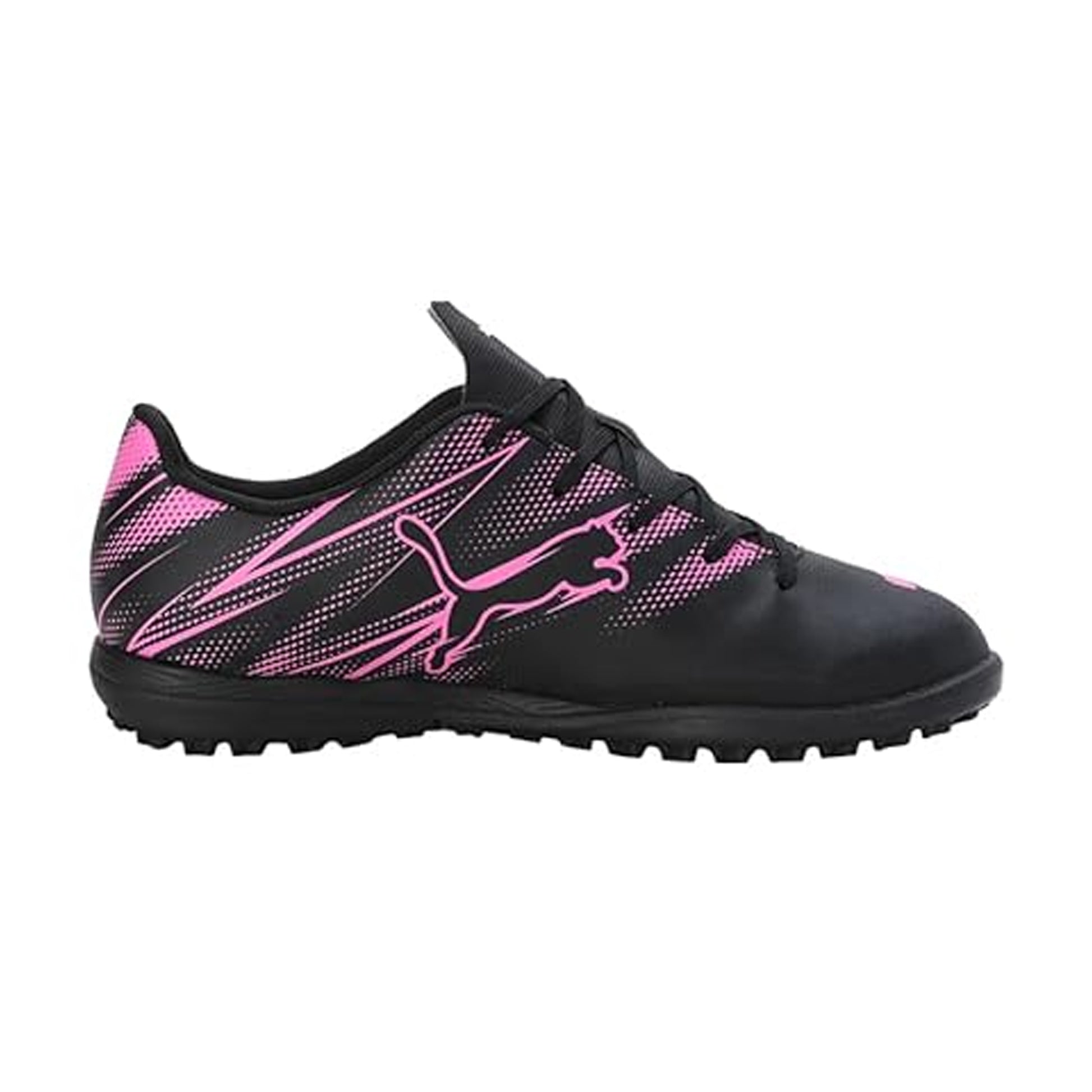 Black-Pink - Back - Puma Mens Attacanto Turf Training Football Boots