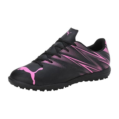 Black-Pink - Front - Puma Mens Attacanto Turf Training Football Boots