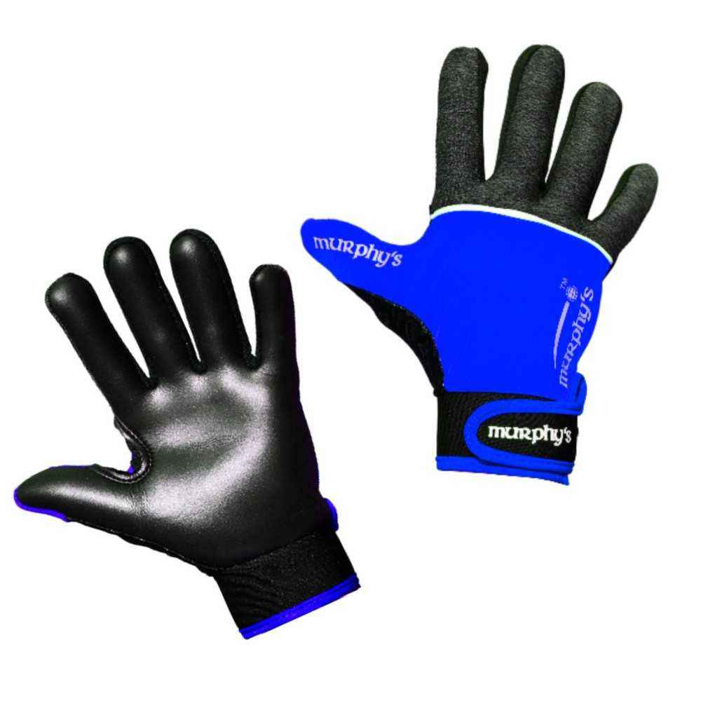 Grey-Blue-White - Back - Murphys Childrens-Kids V2 Gaelic Gloves