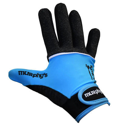 Grey-Sky Blue-White - Front - Murphys Childrens-Kids V2 Gaelic Gloves