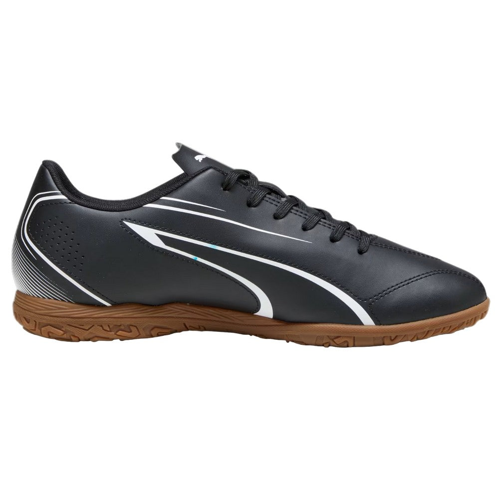 Black-White - Back - Puma Mens Vitoria Indoor Football Trainers