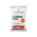 Orange - Front - Masters Bamboo Graduated Golf Tees (Pack of 20)