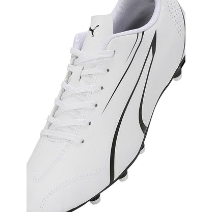 White-Black - Close up - Puma Mens Vitoria FG-AG Football Boots