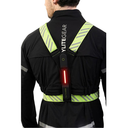 Neon Yellow-Black - Back - Bodylite Gear Unisex Adult Hi-Vis Vest
