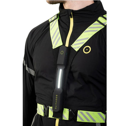 Neon Yellow-Black - Front - Bodylite Gear Unisex Adult Hi-Vis Vest
