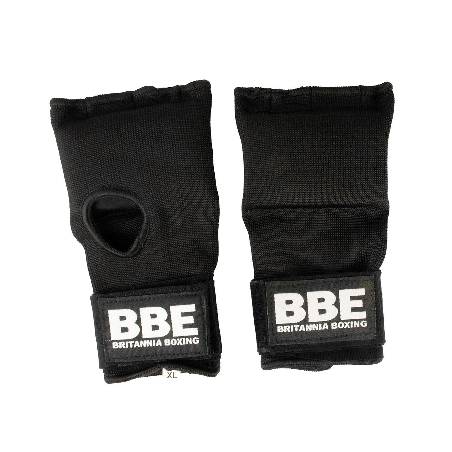 Black - Front - BBE Unisex Adult Boxing Padded Inner Glove