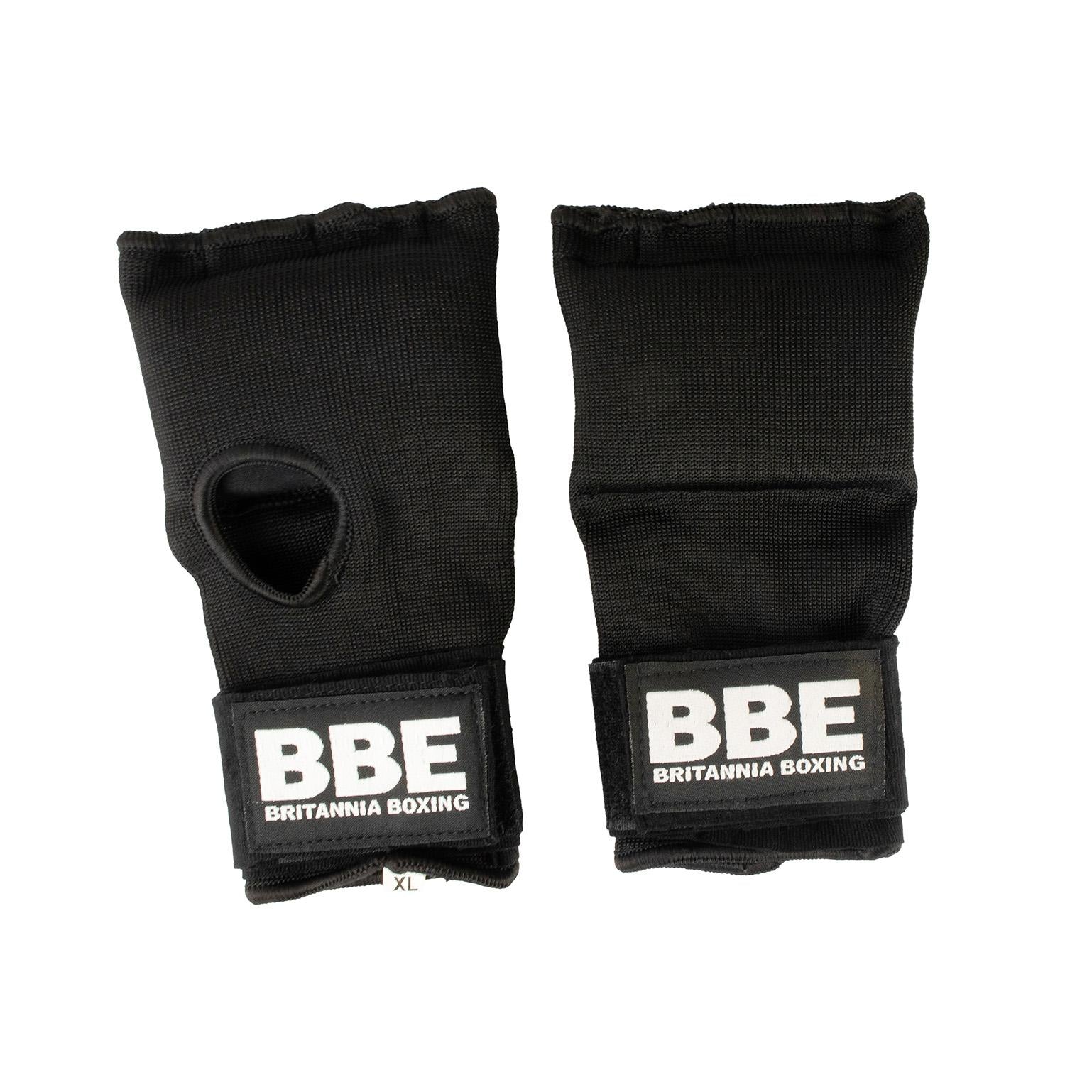 Black - Front - BBE Unisex Adult Boxing Padded Inner Glove
