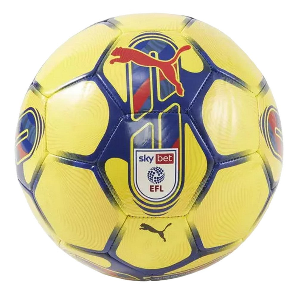 Fluorescent Yellow-Blue-Red - Front - Puma Orbita 6 EFL Sky Bet Training Football