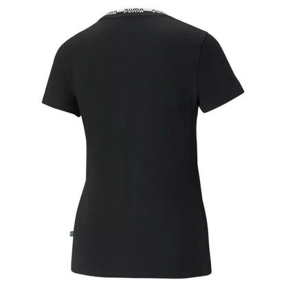 Black - Back - Puma Womens-Ladies Small Logo T-Shirt