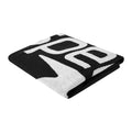 Black-White - Back - Speedo Logo Towel