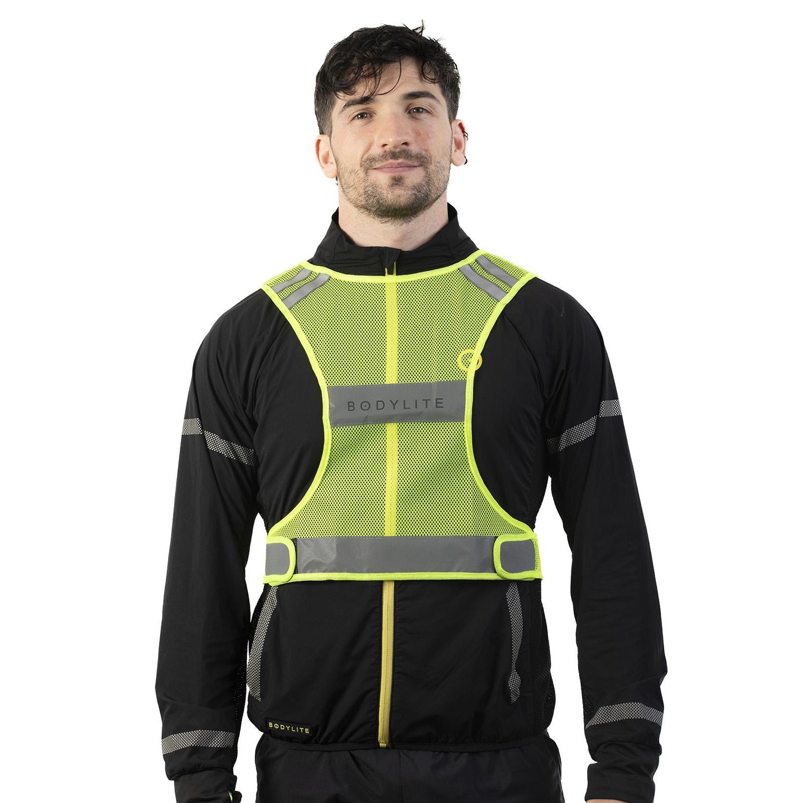 Neon Yellow - Front - Bodylite Gear Unisex Adult Bodylite Reflective Hi-Vis Vest
