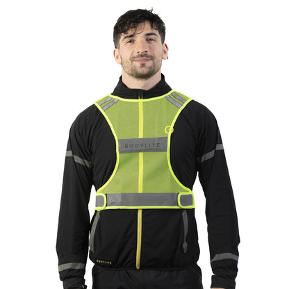 Neon Yellow - Front - Bodylite Gear Unisex Adult Bodylite Reflective Hi-Vis Vest