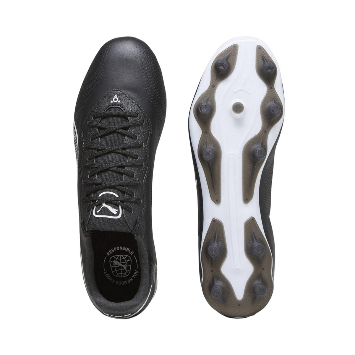 Black - Back - Puma Mens King Pro FG Football Boots