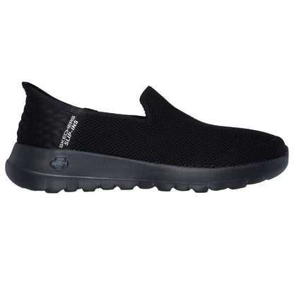 Black - Side - Skechers Womens-Ladies Go Walk Joy Trainers