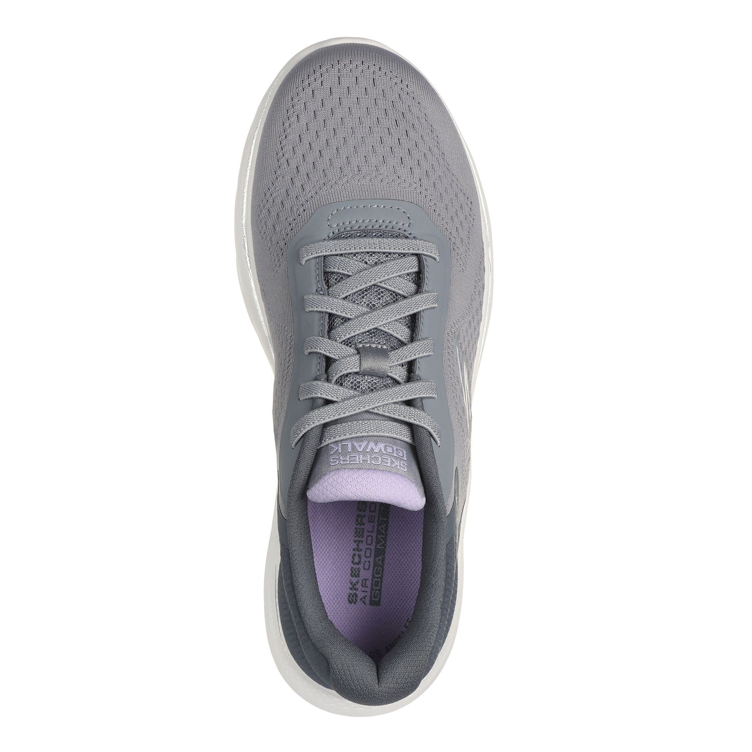 Grey-Lilac - Lifestyle - Skechers Womens-Ladies Go Walk 7 Trainers