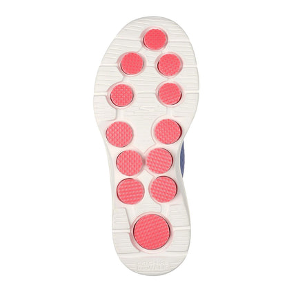 Navy-Coral - Pack Shot - Skechers Womens-Ladies Go Walk 7 Trainers
