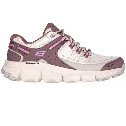 Mauve - Side - Skechers Womens-Ladies Summit Outdoor Trainers