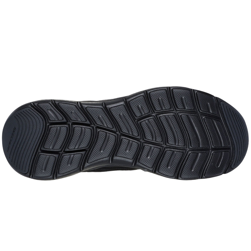 Black - Back - Skechers Mens Flex Advantage 5.0 Trainers