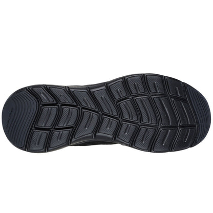 Black - Back - Skechers Mens Flex Advantage 5.0 Trainers