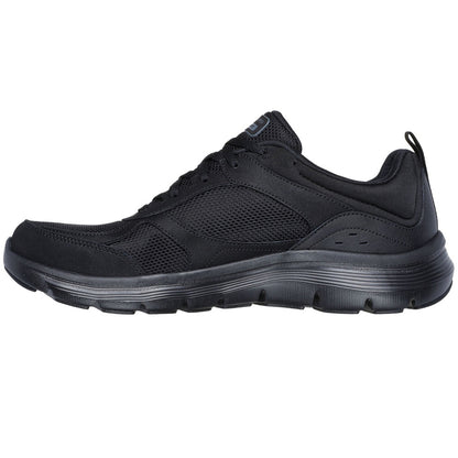 Black - Side - Skechers Mens Flex Advantage 5.0 Trainers