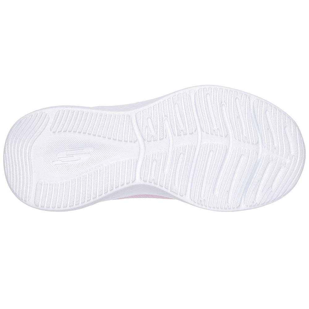 Light Pink - Back - Skechers Girls Skech-Lite Pro Trainers