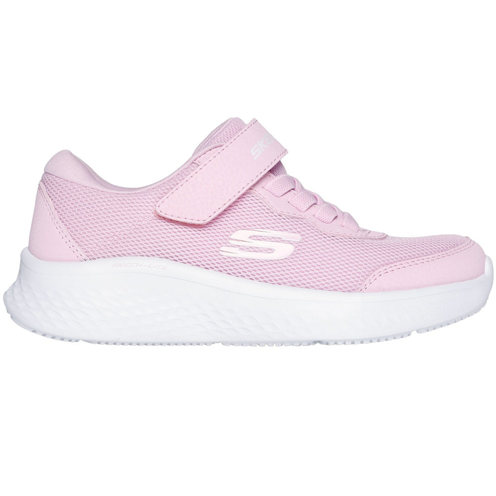 Light Pink - Side - Skechers Girls Skech-Lite Pro Trainers