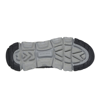 Grey-Navy - Side - Skechers Mens Summit Outdoor Trainers