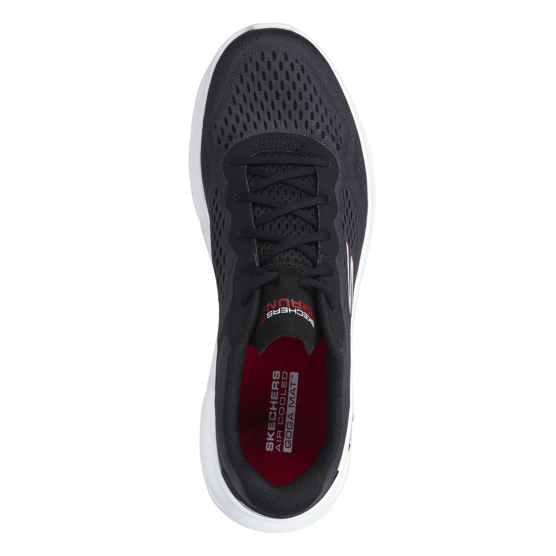 Black-White - Side - Skechers Mens Go Run 7.0 Trainers