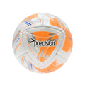 White-Fluorescent Orange-Blue-Silver - Back - Precision Nueno FIFA Quality Pro Match 2024 Football