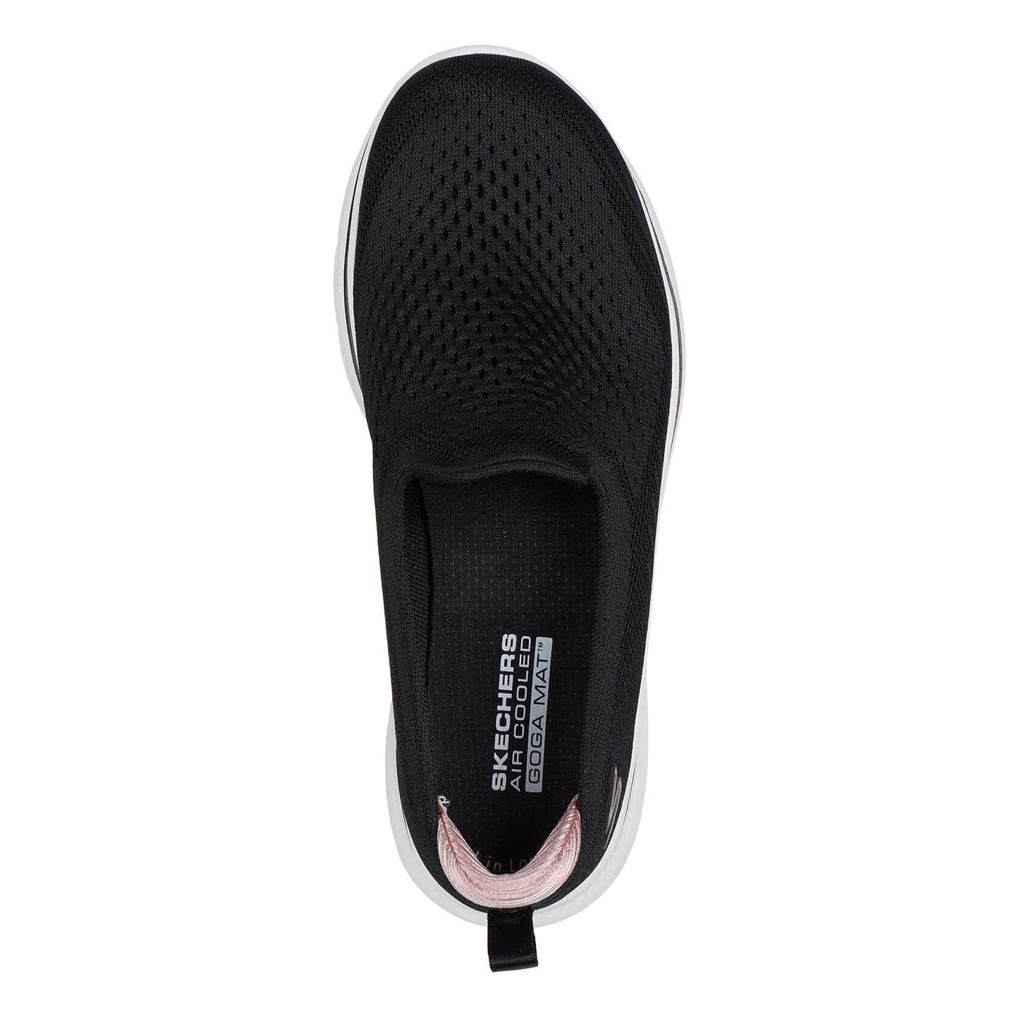 Black-Pink - Lifestyle - Skechers Womens-Ladies Go Walk 7 Slip-on Trainers