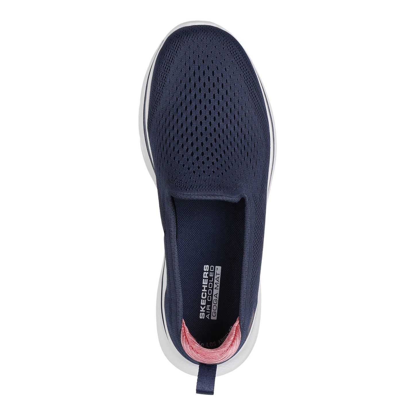Navy-Coral - Lifestyle - Skechers Womens-Ladies Go Walk 7 Slip-on Trainers