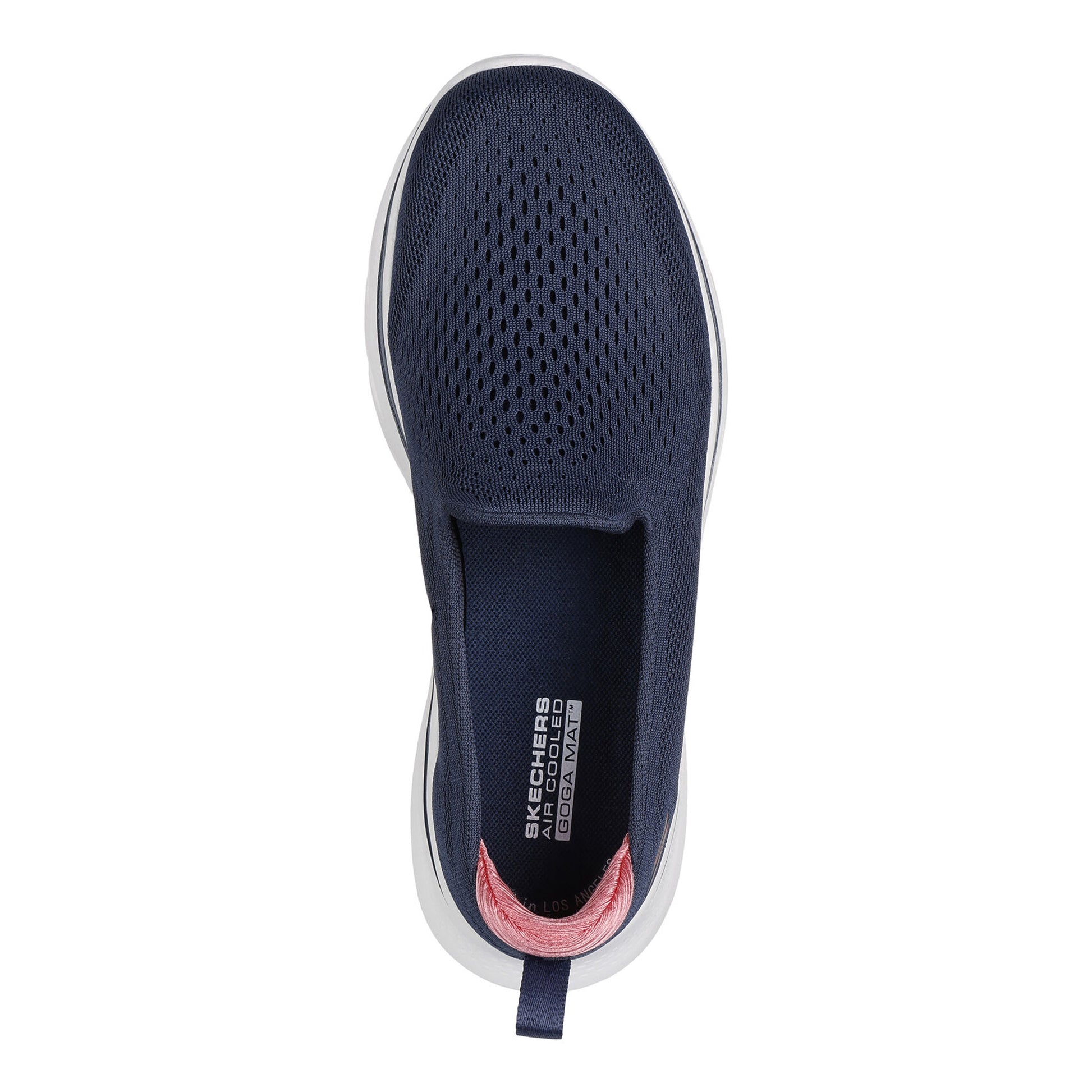 Navy-Coral - Lifestyle - Skechers Womens-Ladies Go Walk 7 Slip-on Trainers
