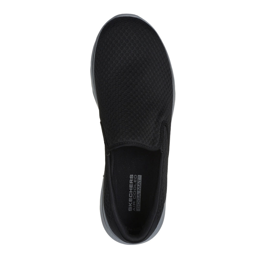 Black - Back - Skechers Mens Go Walk 7 Slip-on Trainers