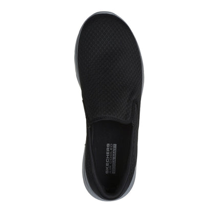 Black - Back - Skechers Mens Go Walk 7 Slip-on Trainers