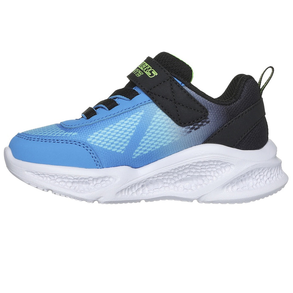 Blue-Black - Lifestyle - Skechers Childrens-Kids Meteor Lights Trainers