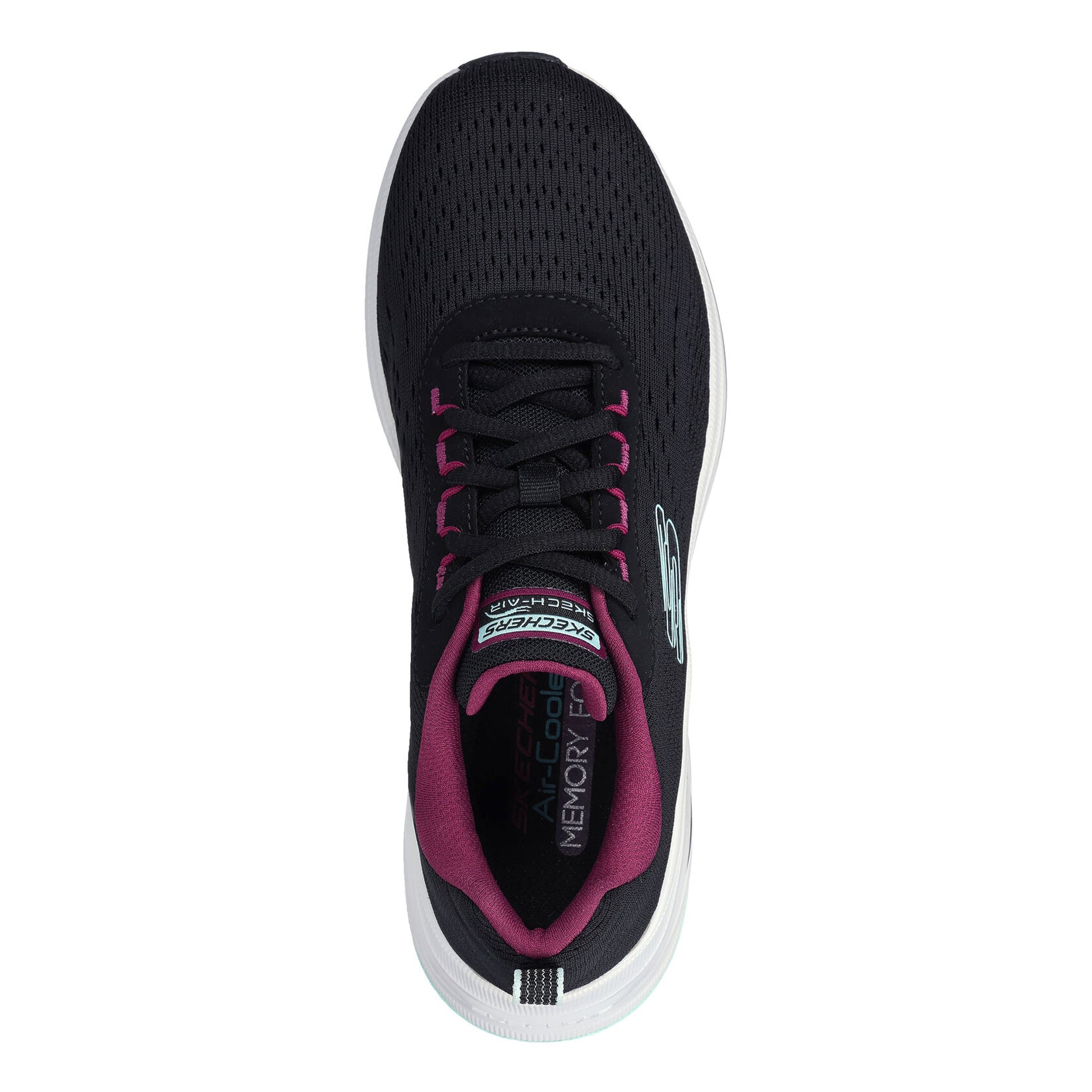 Black-Mint - Lifestyle - Skechers Womens-Ladies Skech-Air Meta - Aired Out Trainers