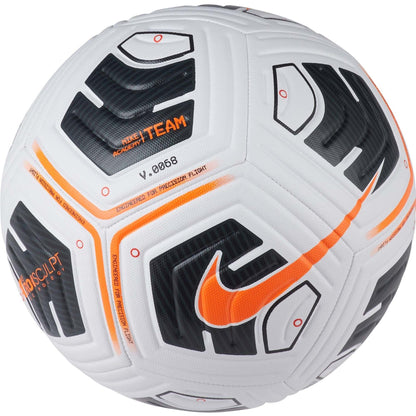 White-Orange - Front - Nike Academy Team Football