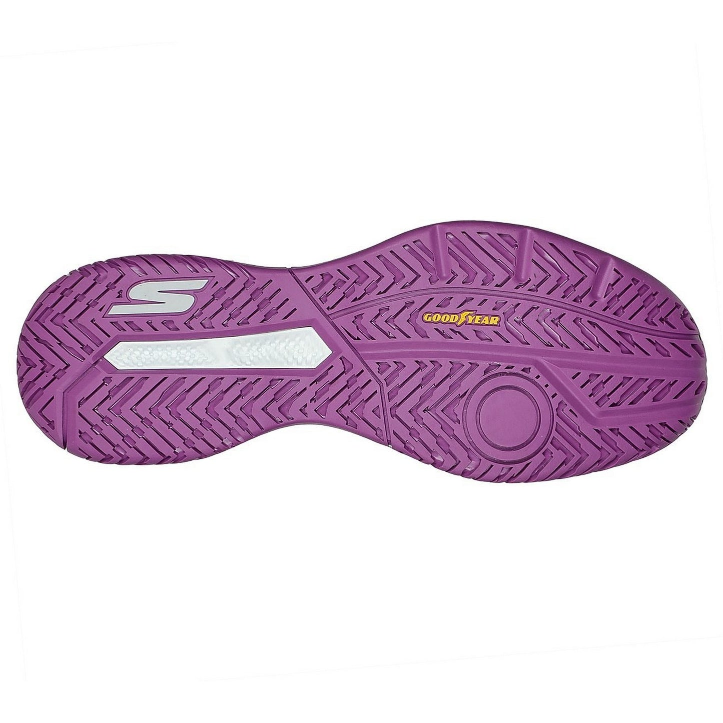 Grey-Purple - Lifestyle - Skechers Womens-Ladies Viper Pickleball Court Trainers
