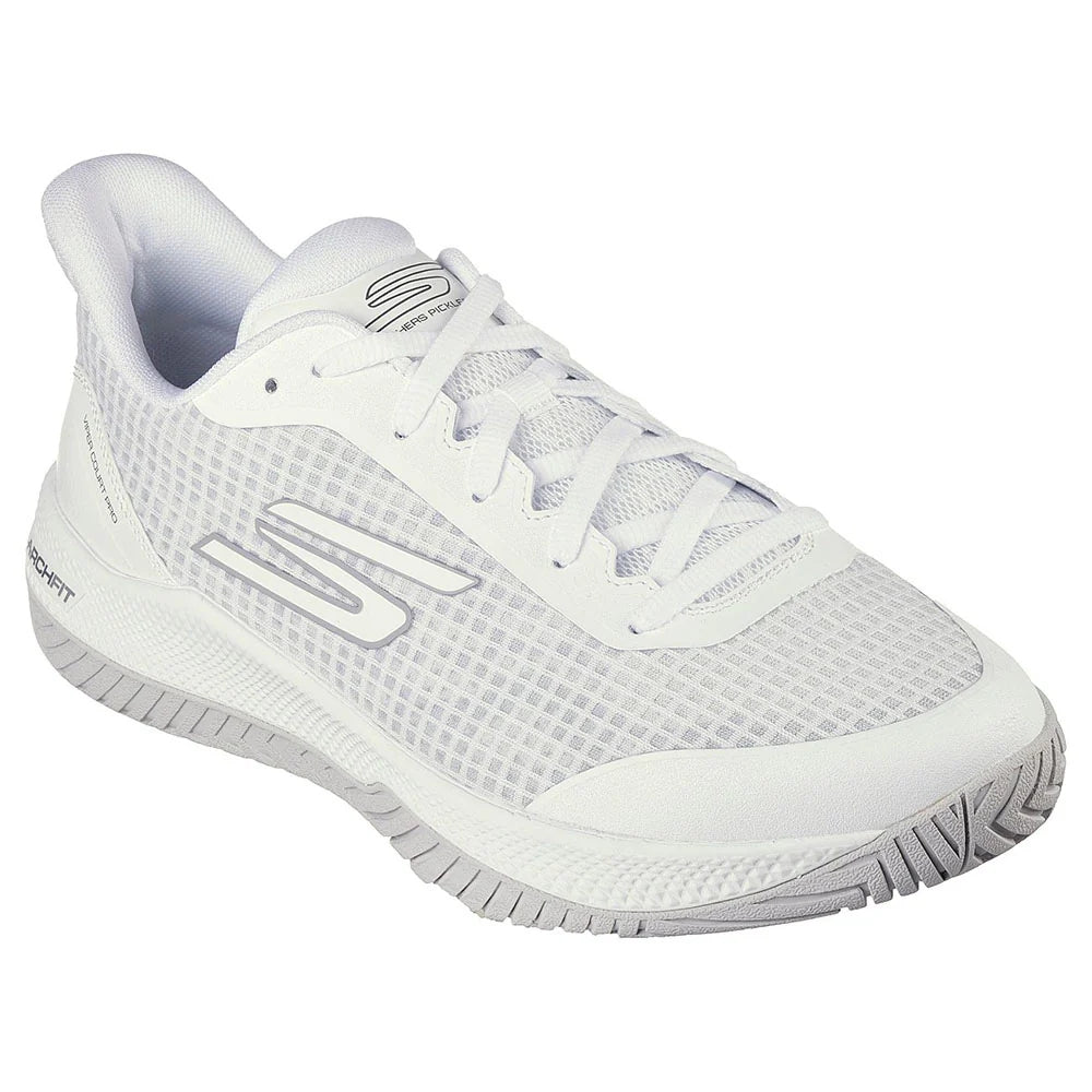 White - Front - Skechers Mens Viper Pro Pickleball Trainers