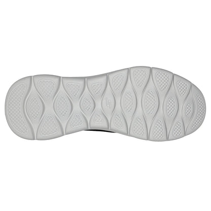 Black-Grey - Side - Skechers Mens Go Walk Flex Trainers