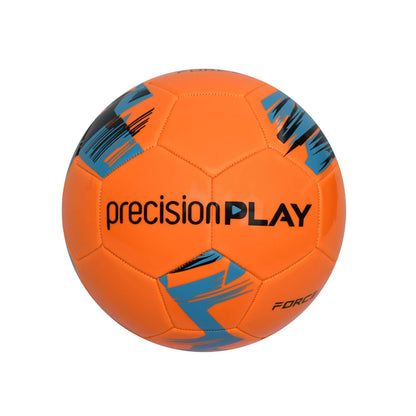 Fluorescent Orange-Fluorescent Blue-Black - Back - PrecisionPLAY Force Football