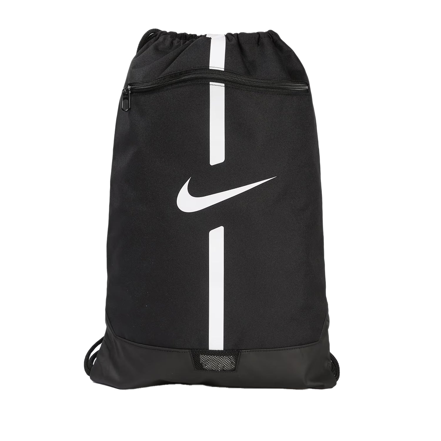 Black - Front - Nike Academy Drawstring Bag