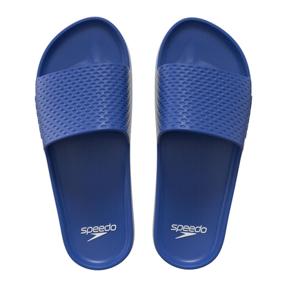 Navy - Side - Speedo Mens Sliders