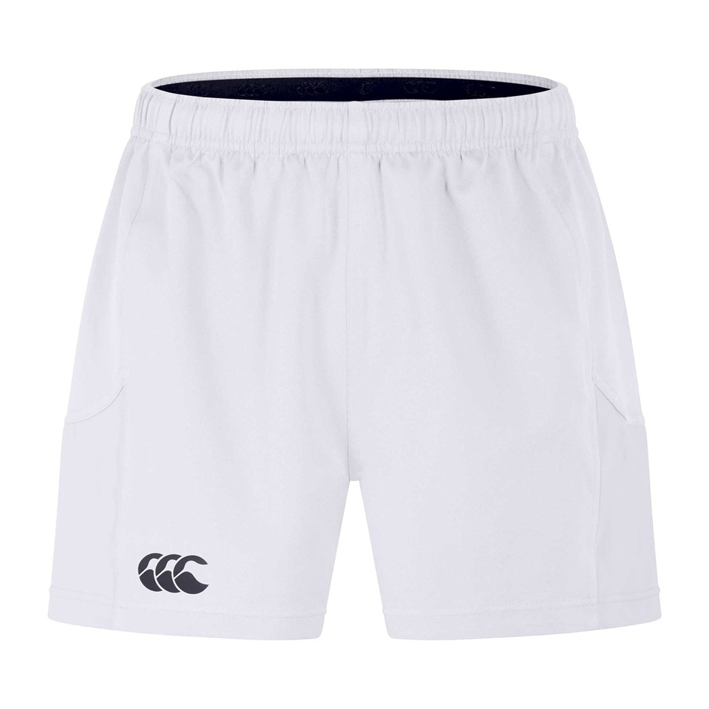 White - Front - Canterbury Mens Advantage Rugby Shorts