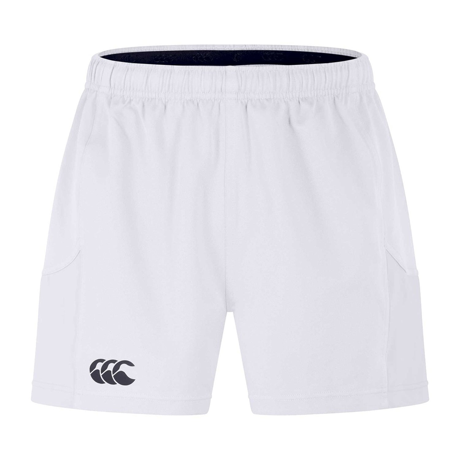 White - Front - Canterbury Mens Advantage Rugby Shorts