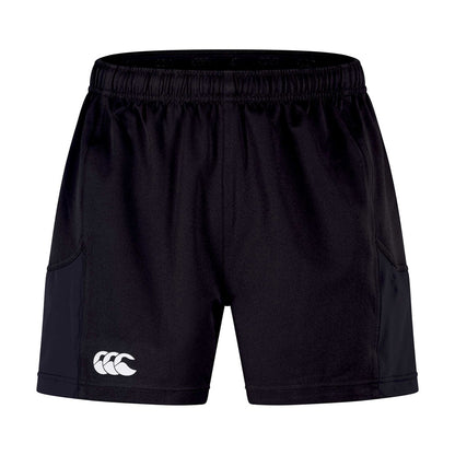 Black - Front - Canterbury Mens Advantage Rugby Shorts