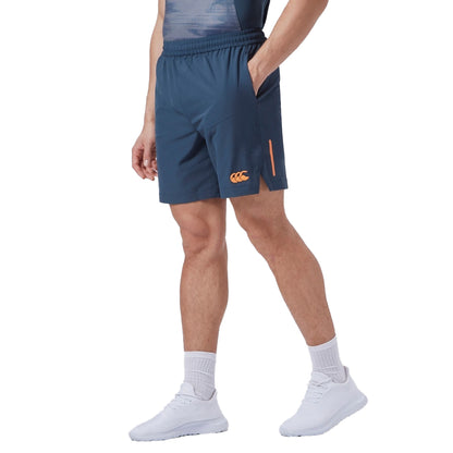Navy-Orange - Back - Canterbury Mens Woven Shorts